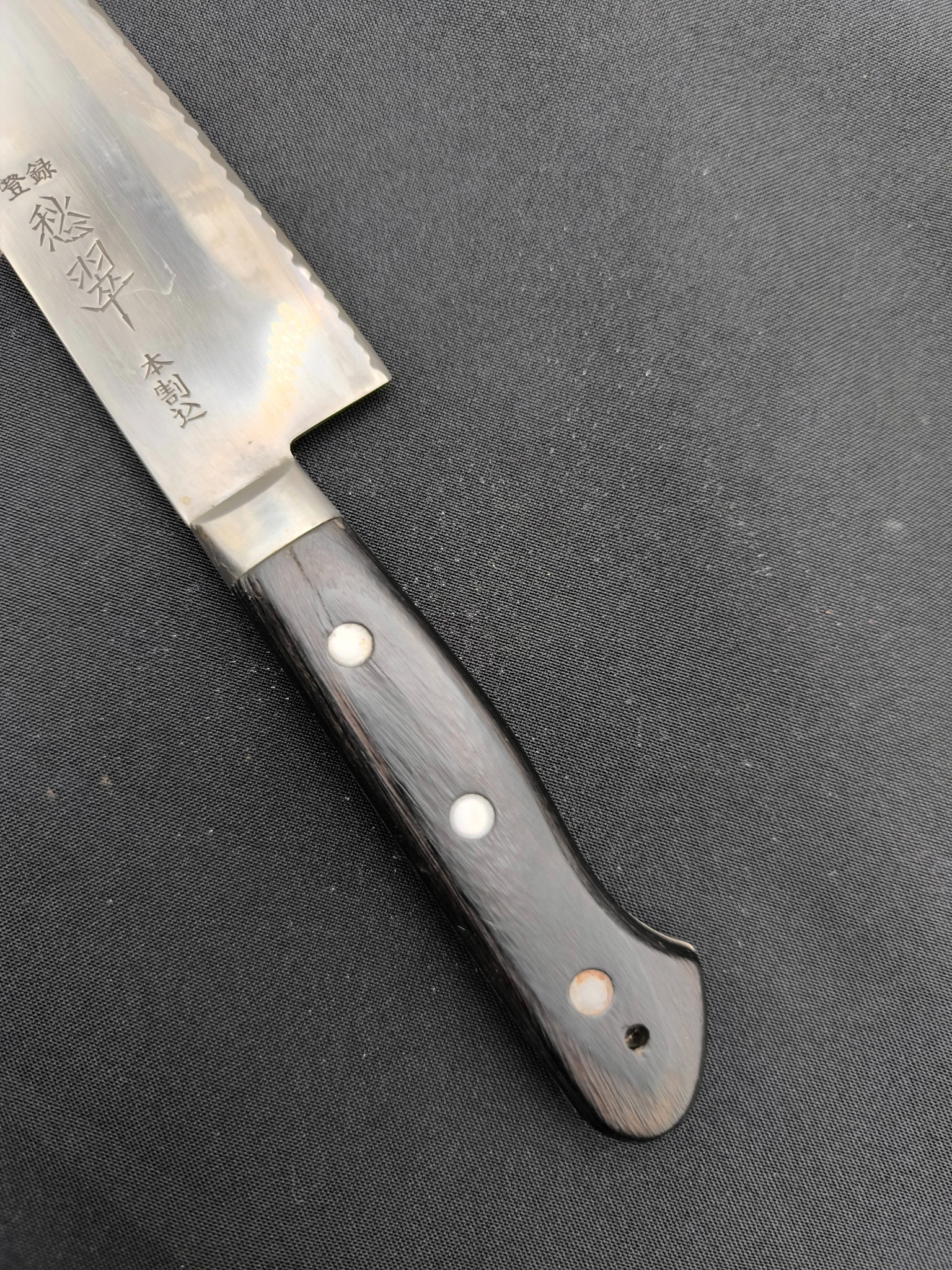 Santoku 165 mm — Shūsui — prawdopodobny odczyt (SHOW004) — zdjęcie 5
